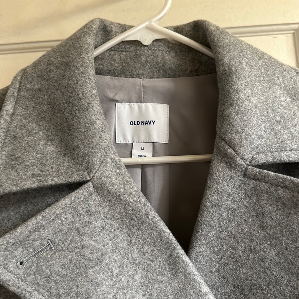 Women’s Grey Old Navy Pea Coat